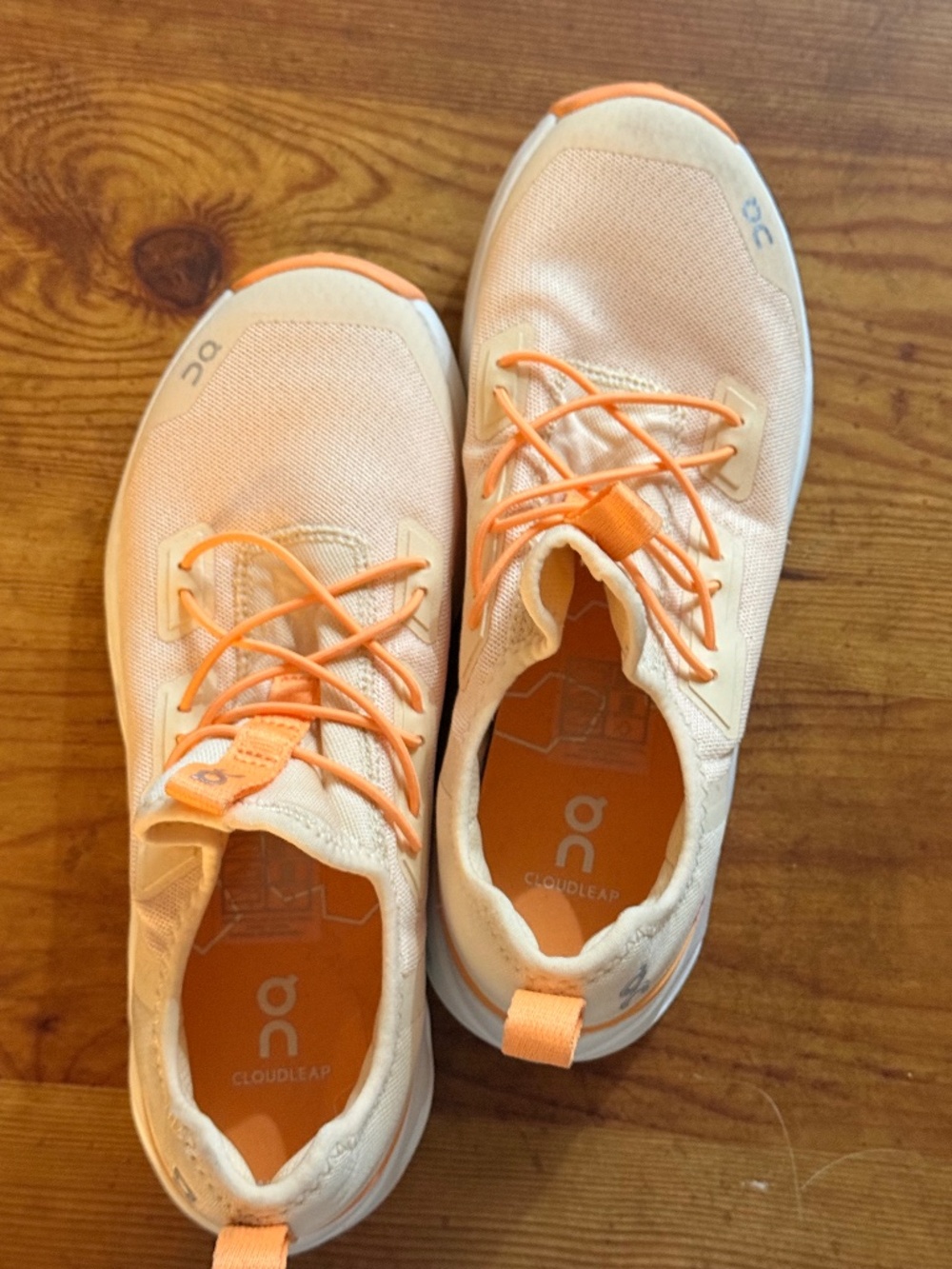 On Kids Cloudleap Sneaker Tangerine Size Kids 3